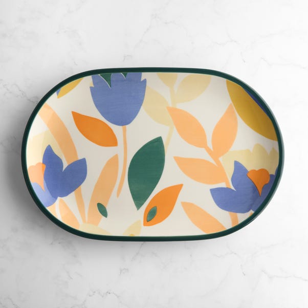 Elements Fieldsley Floral Stoneware Platter