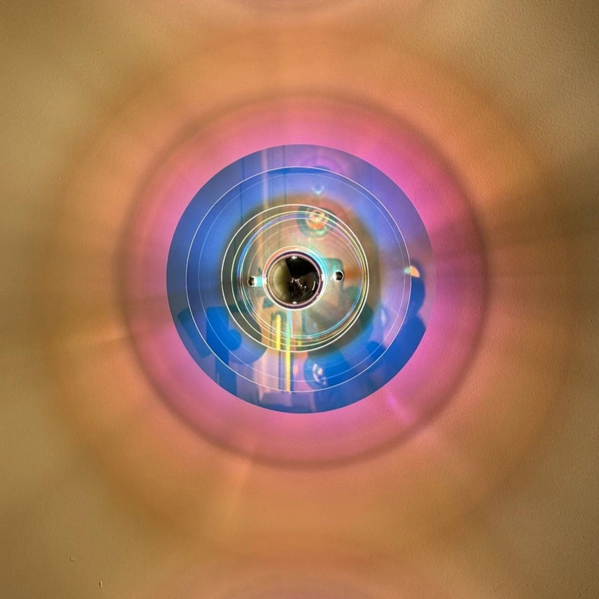 Aurore Wall Light Plastic Material Multicoloured / Large - Iridescent