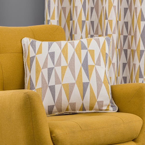 Elements Triangles Eyelet Curtains