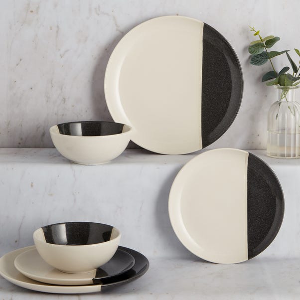 Elements Dipped 12 Piece Dinner Set