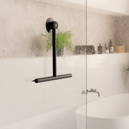 Elements Black Squeege And Holder