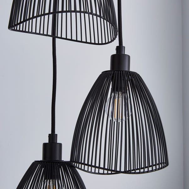 Elements Jaula 3 Light Cluster Ceiling Light