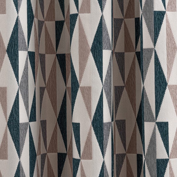 Elements Triangles Pencil Pleat Curtains