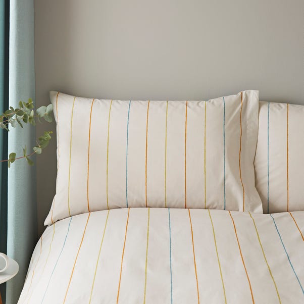 Elements Kolla Blue Duvet Cover And Pillowcase Set