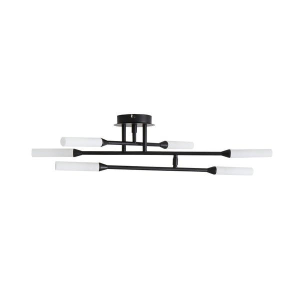 Elements Fontain 6 Light Semi Flush Ceiling Light