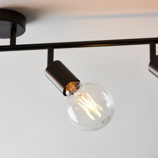 Elements Koppla 4 Light Semi Flush Spotlight Bar
