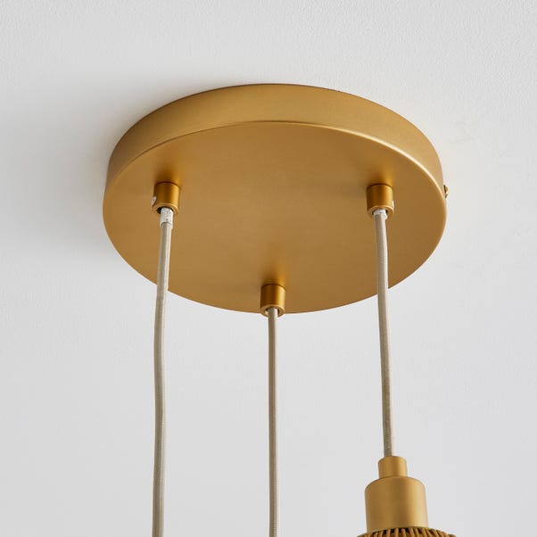 Elements Jaula 3 Light Cluster Ceiling Light