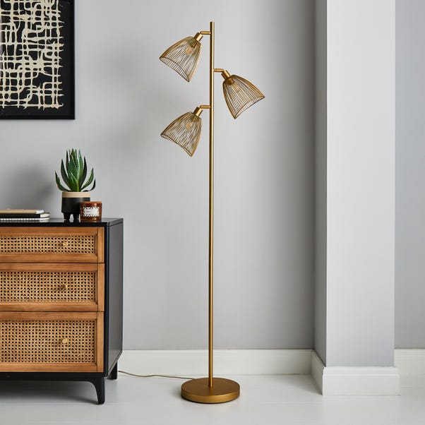 Elements Jaula 3 Light Floor Lamp