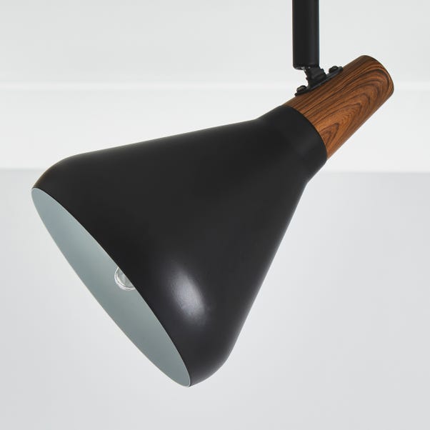 Elements Wolston 4 Light Semi Flush Spotlight Bar