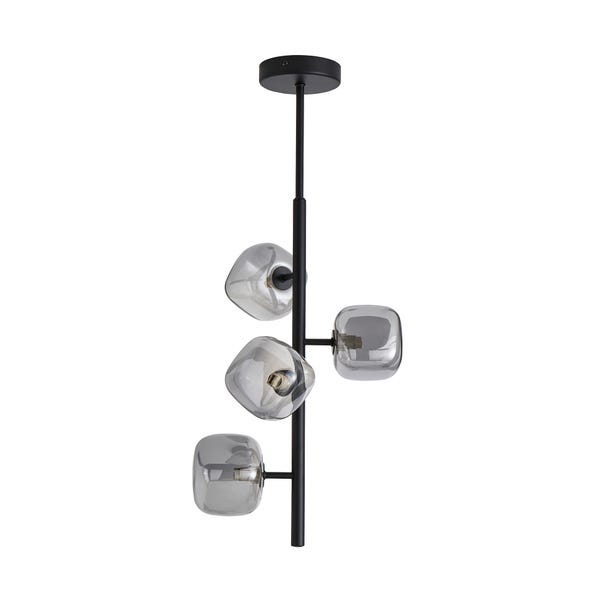 Elements Tollose 4 Light Semi Flush Ceiling Light