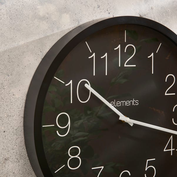 Elements Indoor Outdoor Wall Clock