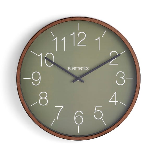Elements Indoor Outdoor Wall Clock