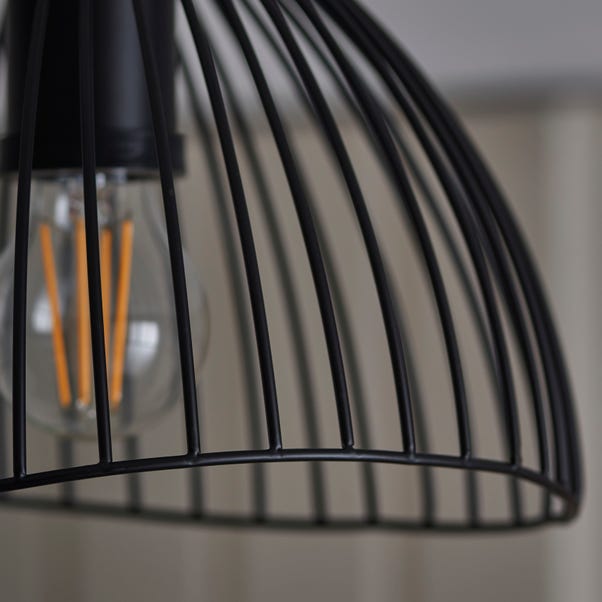 Elements Jaula Outdoor Flush Porch Ceiling Light