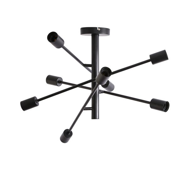 Elements Koppla 8 Light Semi Flush Ceiling Light