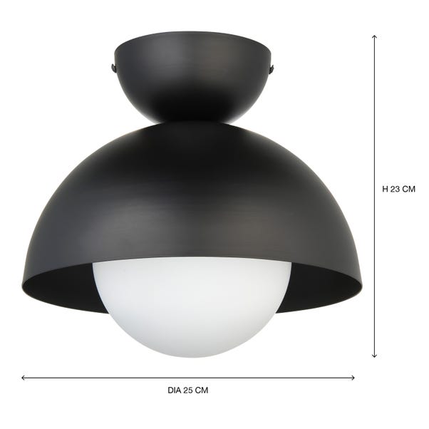 Elements Lunebar Flush Ceiling Light