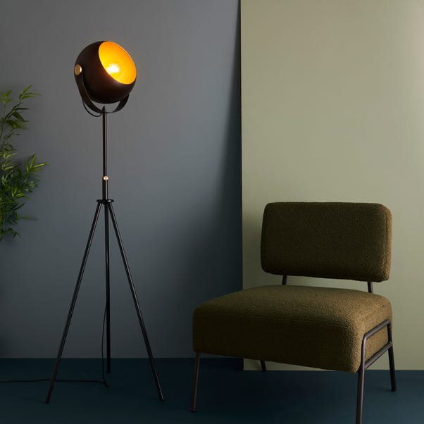 Elements Olympya Industrial Metal Adjustable Floor Lamp