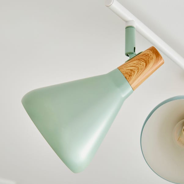Elements Wolston 4 Light Semi Flush Spotlight Bar