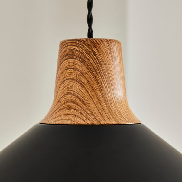 Elements Wolston Metal Easy Fit Pendant Shade