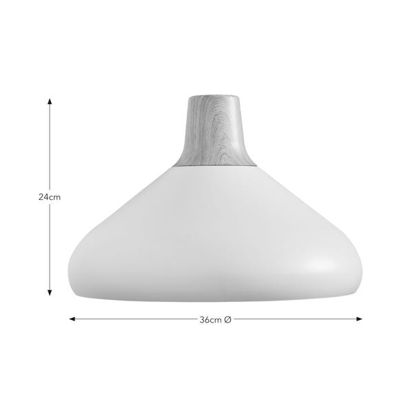 Elements Wolston Metal Easy Fit Pendant Shade