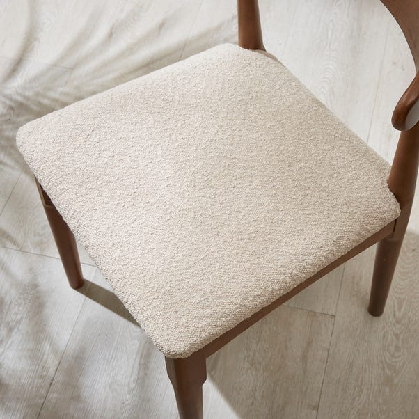 Elements Alva Dining Chair, Warm Sand Boucle