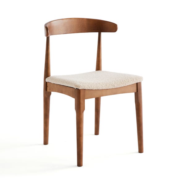 Elements Alva Dining Chair, Warm Sand Boucle