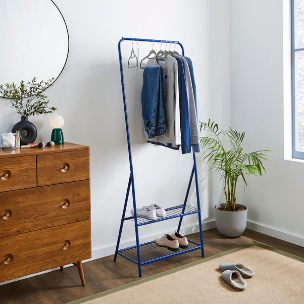 Elements Adley Clothes Rail With Shelf