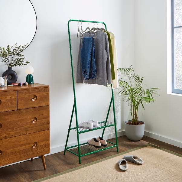 Elements Adley Clothes Rail With Shelf