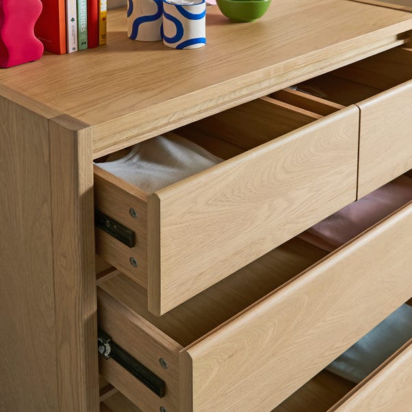 Elements Holmes 5 Drawer Chest, Oak