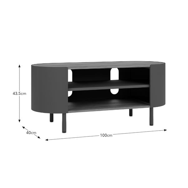Elements Griffin Compact Corner TV Unit For TVs Up To 42"