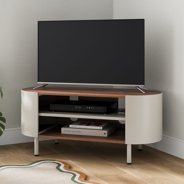Elements Griffin Compact Corner TV Unit For TVs Up To 42"