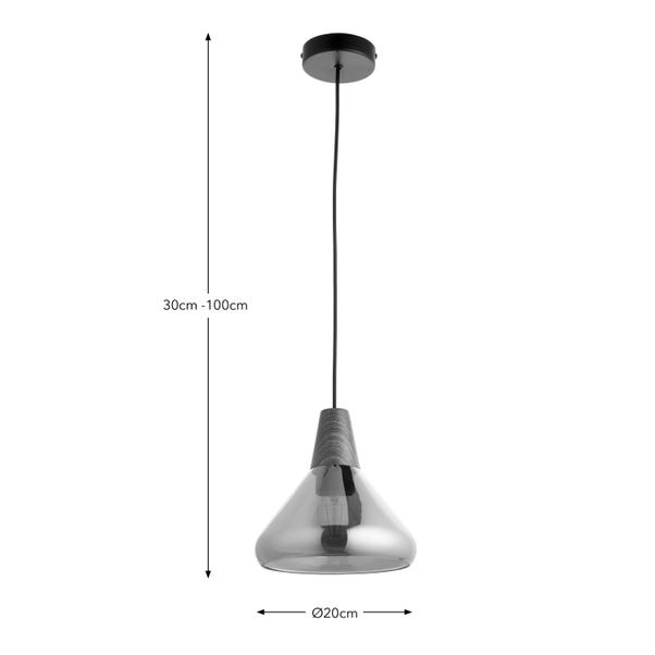 Elements Wolston Bathroom Adjustable Pendant Light