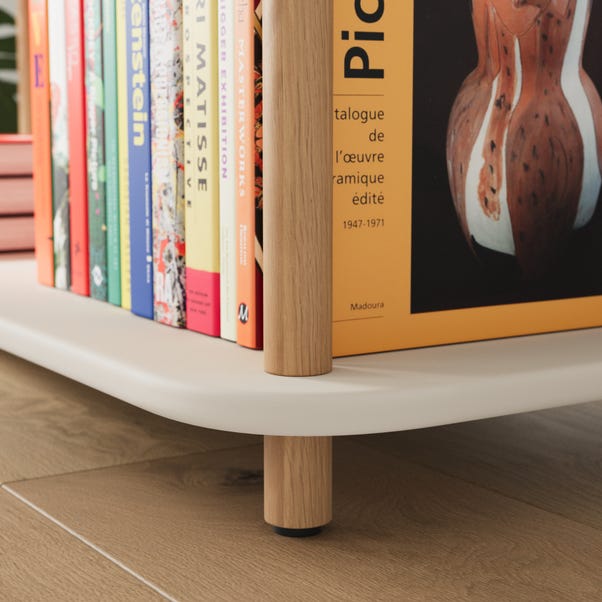 Elements Miller Low Bookcase, Stone