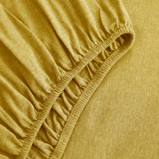 Elements Cotton Jersey Plain Fitted Sheet