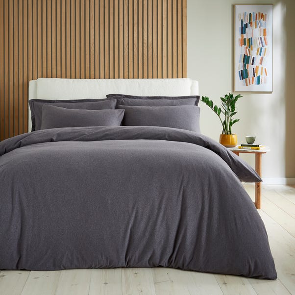 Elements Cotton Jersey Plain Standard Pillowcase​ Pair