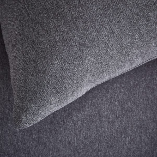 Elements Cotton Jersey Plain Standard Pillowcase​ Pair