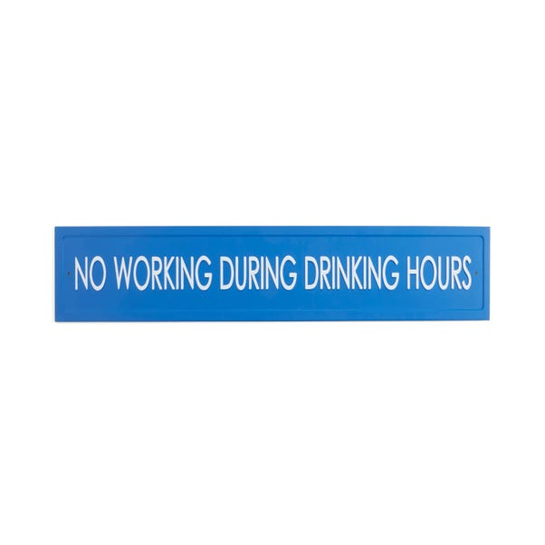 Elements Working Hours Plaque