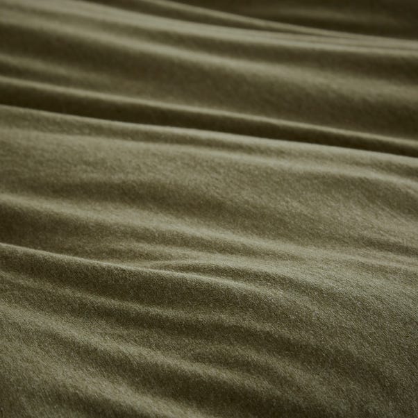 Elements Cotton Jersey Plain Duvet Cover & Pillowcase Set​