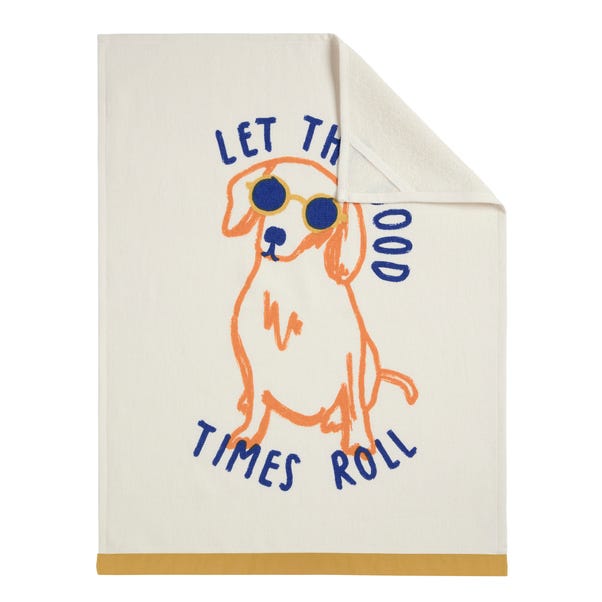 Elements Good Times Motif Tea Towel