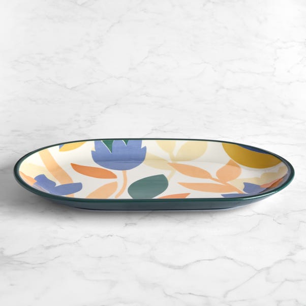 Elements Fieldsley Floral Stoneware Platter