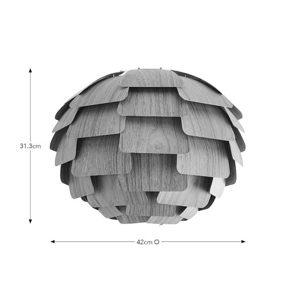 Elements Kerr Easy Fit Pendant Shade