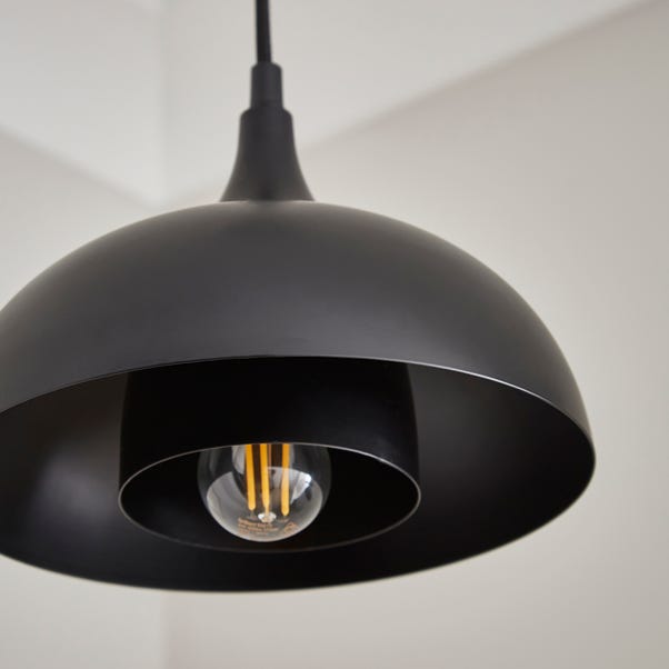 Elements Lennon 2 Tier Dome Mini Pendant Light