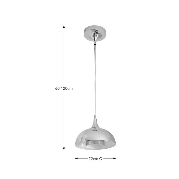 Elements Lennon 2 Tier Dome Mini Pendant Light