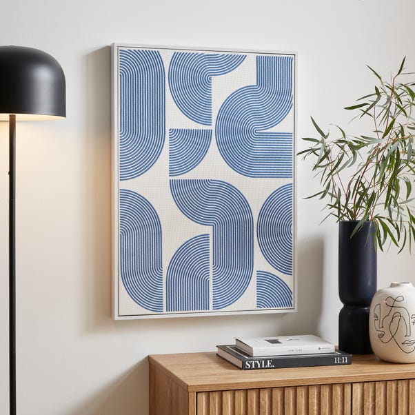 Elements Brooks Abstract Framed Canvas