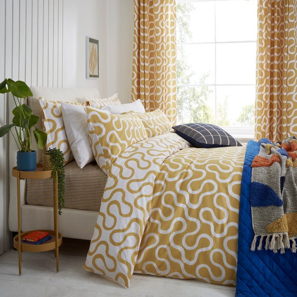 Elements Wiggins Wiggle Blackout Eyelet Curtains
