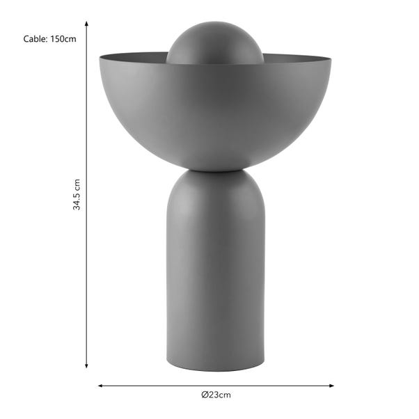 Elements Levi Uplight Table Lamp