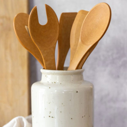 Natural Elements Reusable Wood Fibre Kitchen Utensil Set