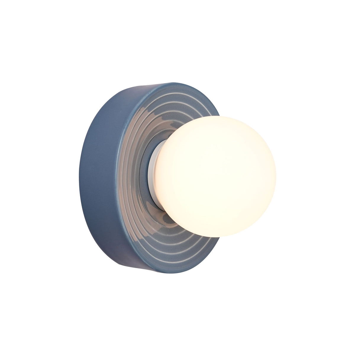 Alicia Wall Light Ceramic Blue / Large - Ø 22 Cm