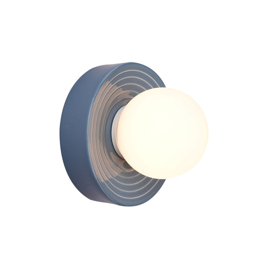 Alicia Wall Light Ceramic Blue / Large - Ø 22 Cm