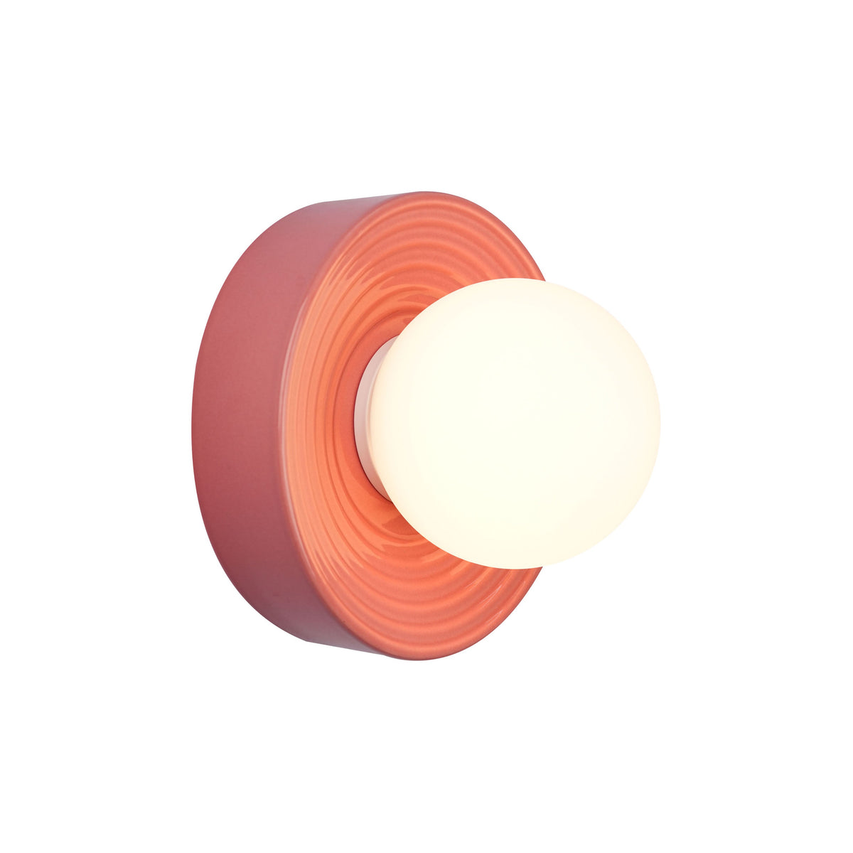 Alicia Wall Light Ceramic Pink / Large - Ø 22 Cm