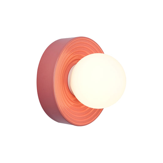 Alicia Wall Light Ceramic Pink / Large - Ø 22 Cm